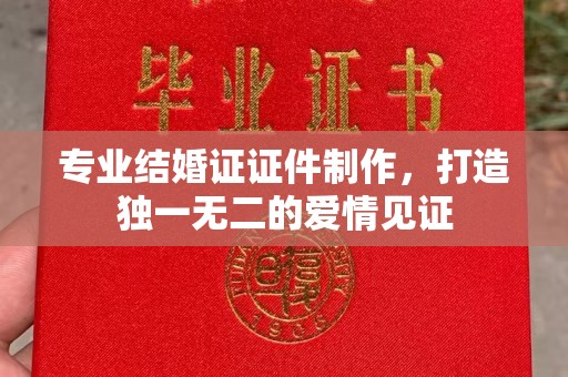 昌都专业结婚证证件制作，打造独一无二的爱情见证