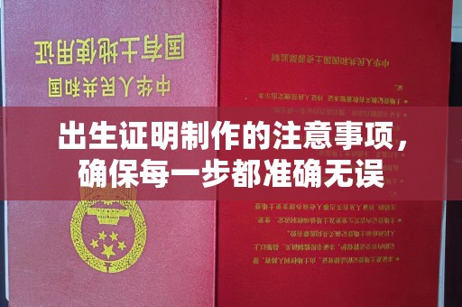 昌都出生证明制作的注意事项，确保每一步都准确无误