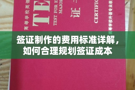昌都签证制作的费用标准详解，如何合理规划签证成本